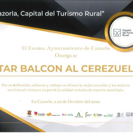 Alojamiento Balcon Al Cerezuelo Казорла Экстерьер фото